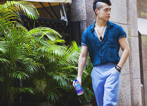 fiji water reptile shirts summer fashion man (13)2