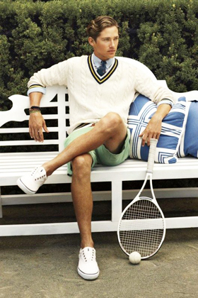 Tennis Sweater preppy