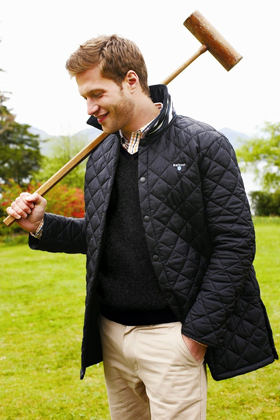 barbour Quilted Jacket preppy